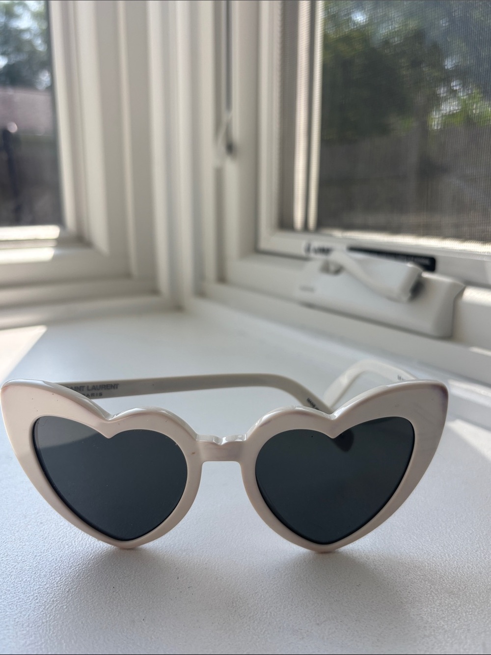 Yves Saint Laurent Loulou heart sunglasses